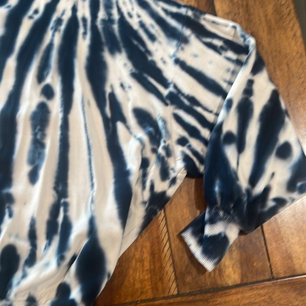 Young fabulous & Broke tie dye batwing pull over top sweater oversized size S - Picture 4 of 12